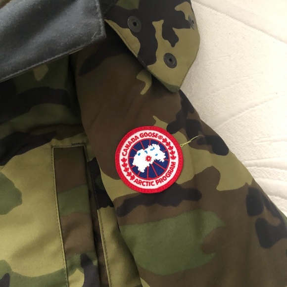 Canada Goose Jackets Coats Blakely Camo Print Down Parka
